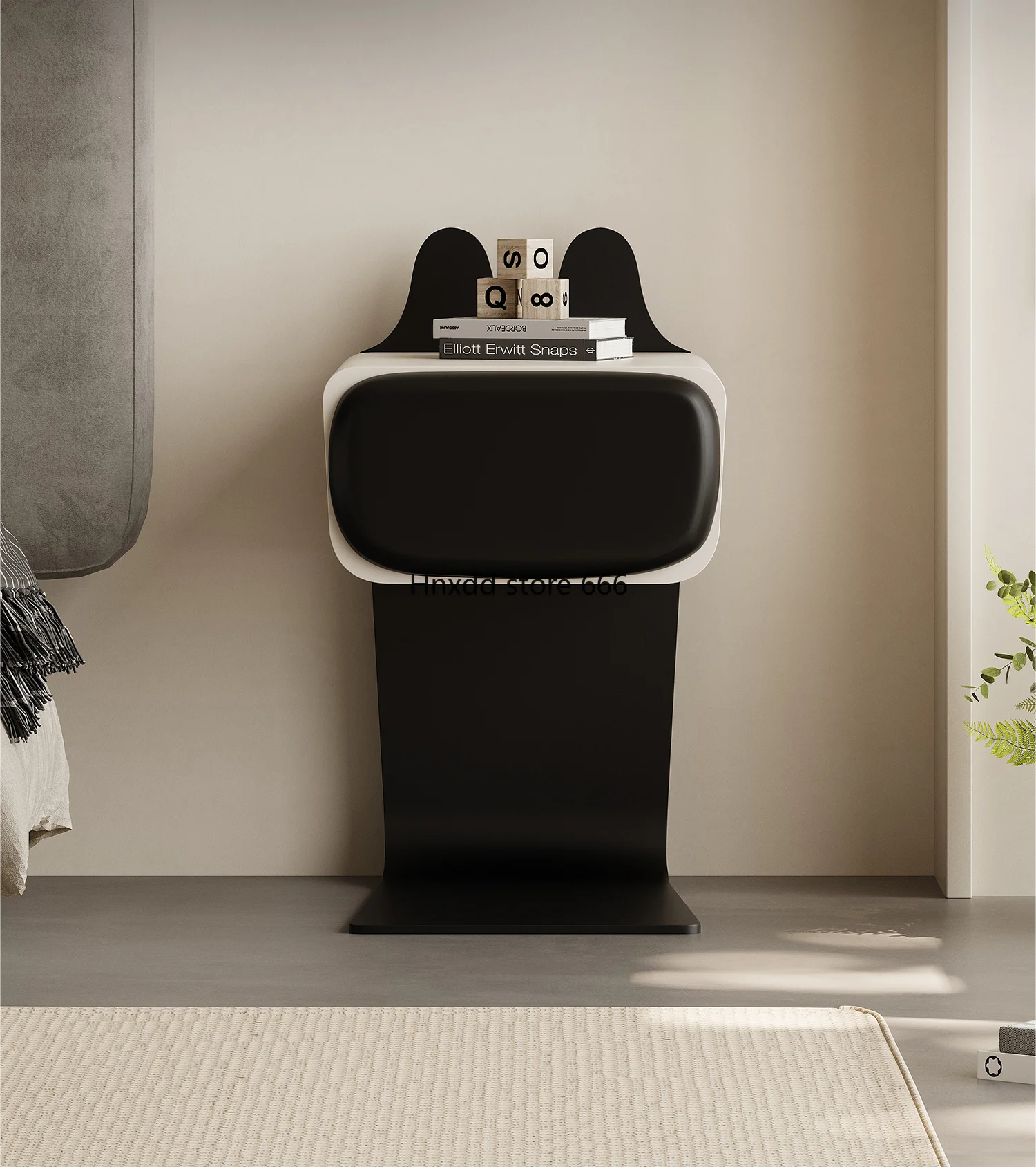 Super narrow cat ears bedroom bedside table