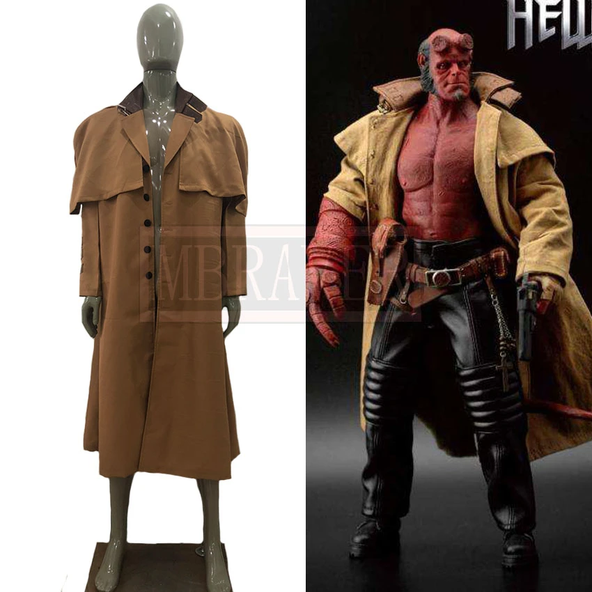 halcón agencia Domar Gabardina de superhéroe Hellboy, disfraz de Cosplay, traje de fiesta de  Halloween, hecho a medida, de cualquier tamaño| | - AliExpress