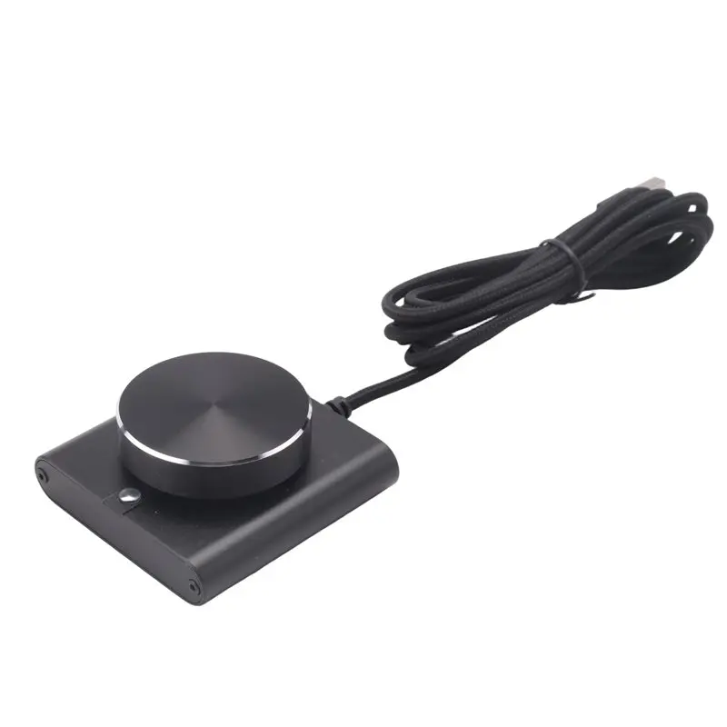 새로운 USB 볼륨 컨트롤러 무손실 PC 컴퓨터 스피커 볼륨 컨트롤러 노브 조절기 디지털 컨트롤(원키 음소거 기능 포함), 사용하기 쉽습니다.