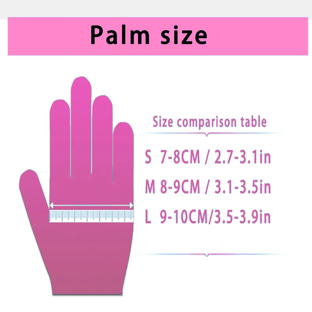 Disposable Nitrile Cleaning Gloves 20/50/100/200/400/1000pcs Suitable for Hair Dyeing Beauty Salons Kitchen