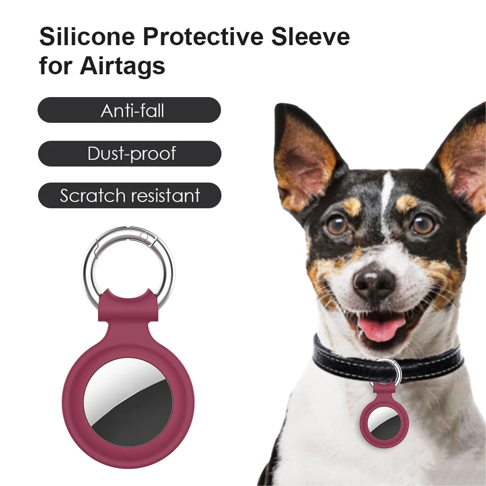 For Apple Airtags Case Hard PC/Silicone Protective Skin Cover Keychain Keychain Cover for Shockproof Case Shell Apple AirTag