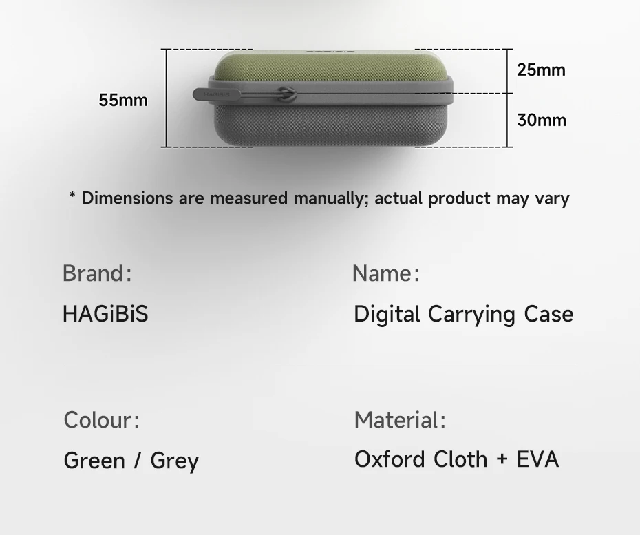 Hagibis Carrying Case for 2.5” External Hard Drive