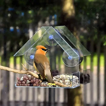 Window Bird Feeder House 1