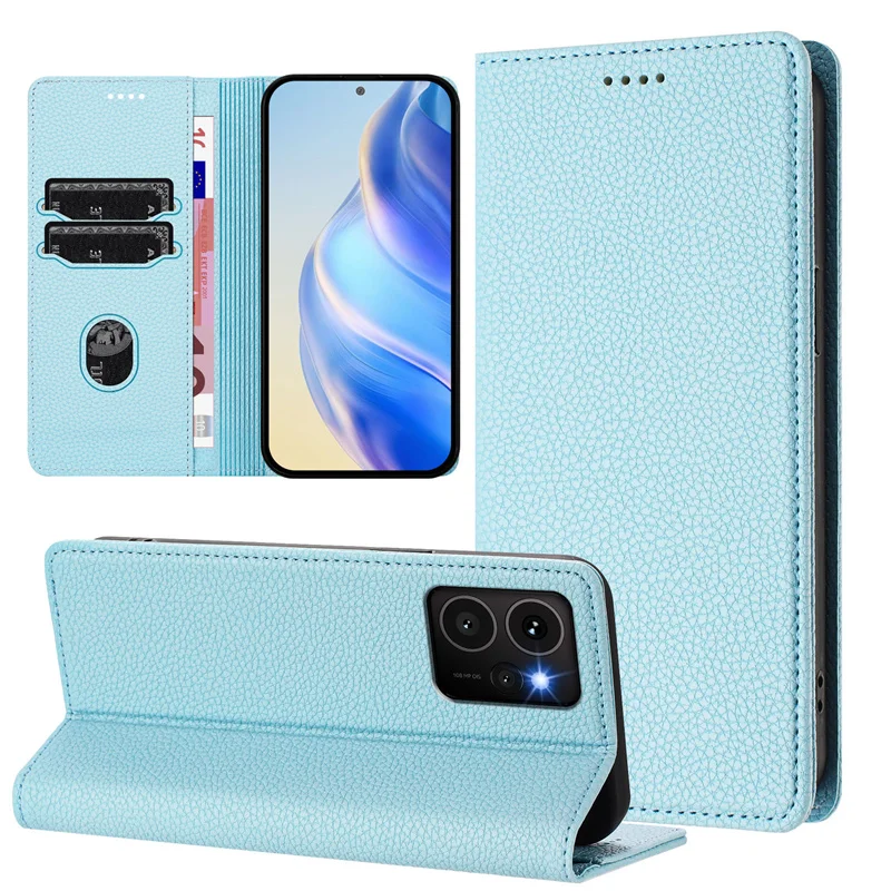 Magnetic Leather Wallet Flip Case - Premium Retro Cover