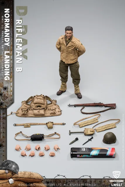 その他 Crazy Figure MEDIC NORMANDY LANDING 1/12 Medic - US Army On D-Day - World War II - Crazy Figure 1/12