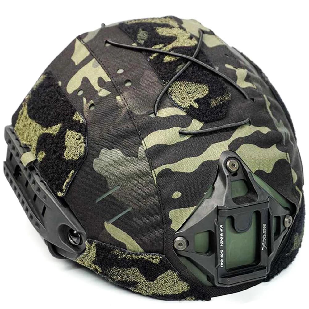 

Airframe (AF) Airsoft Helmet Cover, with Elastic Fixed Straps, 700D Nylon Waterproof Material, for Airframe Combat Helmets Only