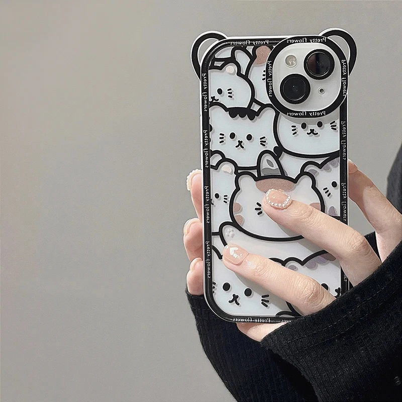 Custodia IPhone 11 Pro Max Con Cordino: Silicone Morbido, Stampa Leopardo E Mucca, Antiurto, Marrone