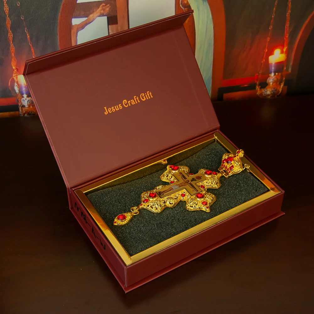 Religious Ritual Accessories Eastern Orthodox Church of Jesus Cross Souvenirs Ritual Supplies Jesus Gathering Religious Decoration Cross Pendant