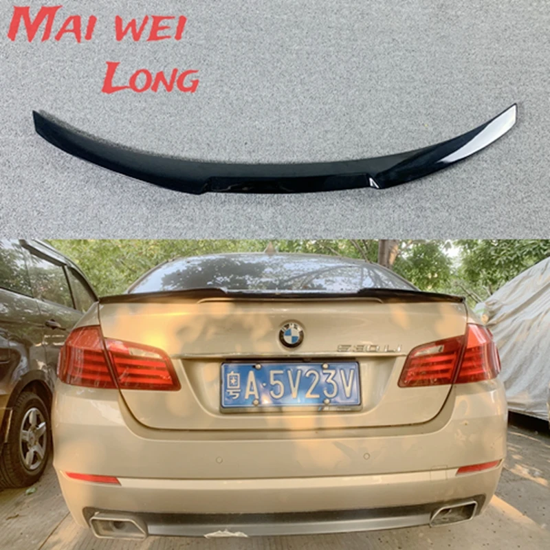 

M4 style Carbon fiber rear trunk Spoiler wing Lip For BMW F10 5 series 520i 525i 528i 535i 550i 2010-2017 B476