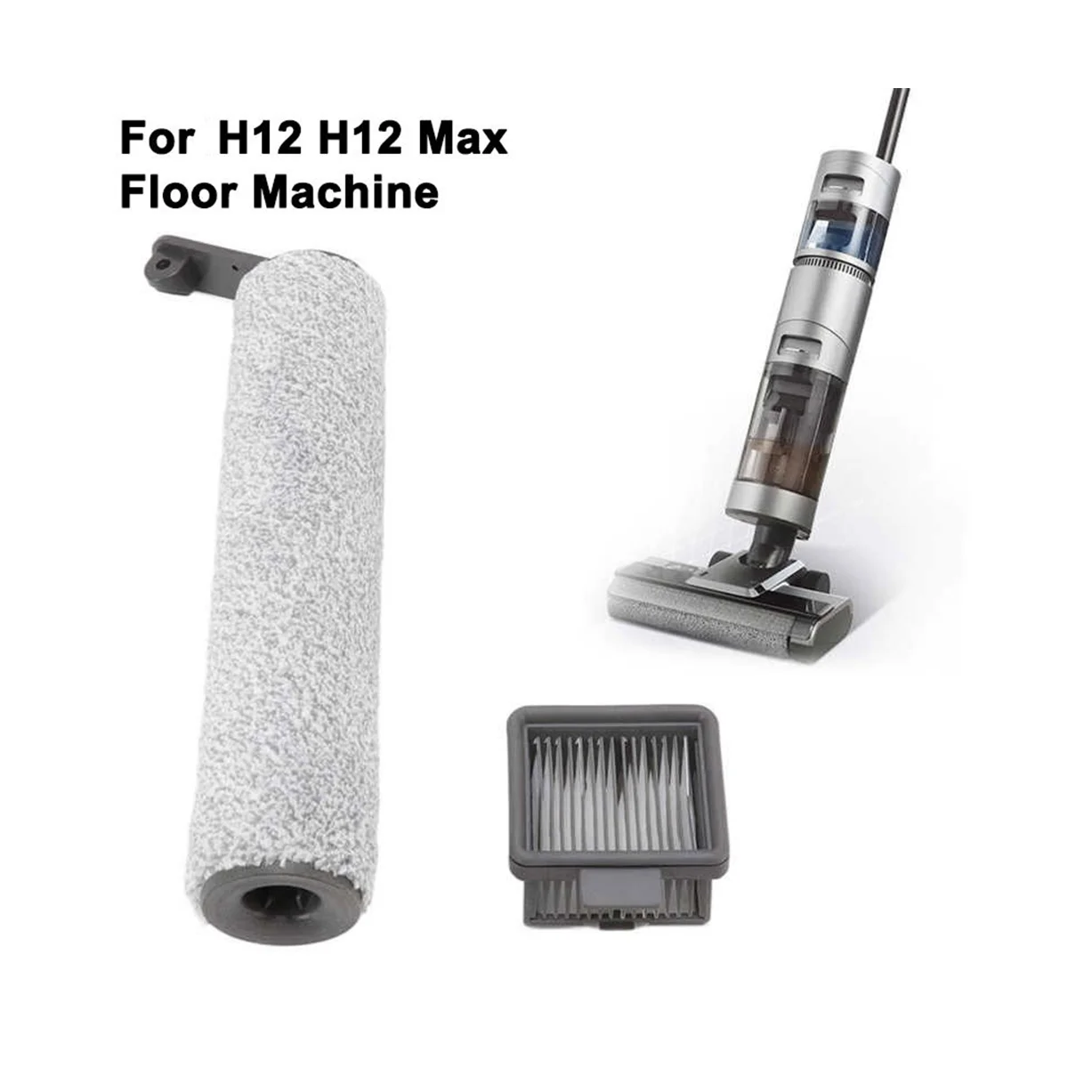 Roller Brush for Dreame H12 / H12 / H12S Max Hepa Filter Replacement Wet and Dry Vacuum Cleaner Accessories Spare Parts