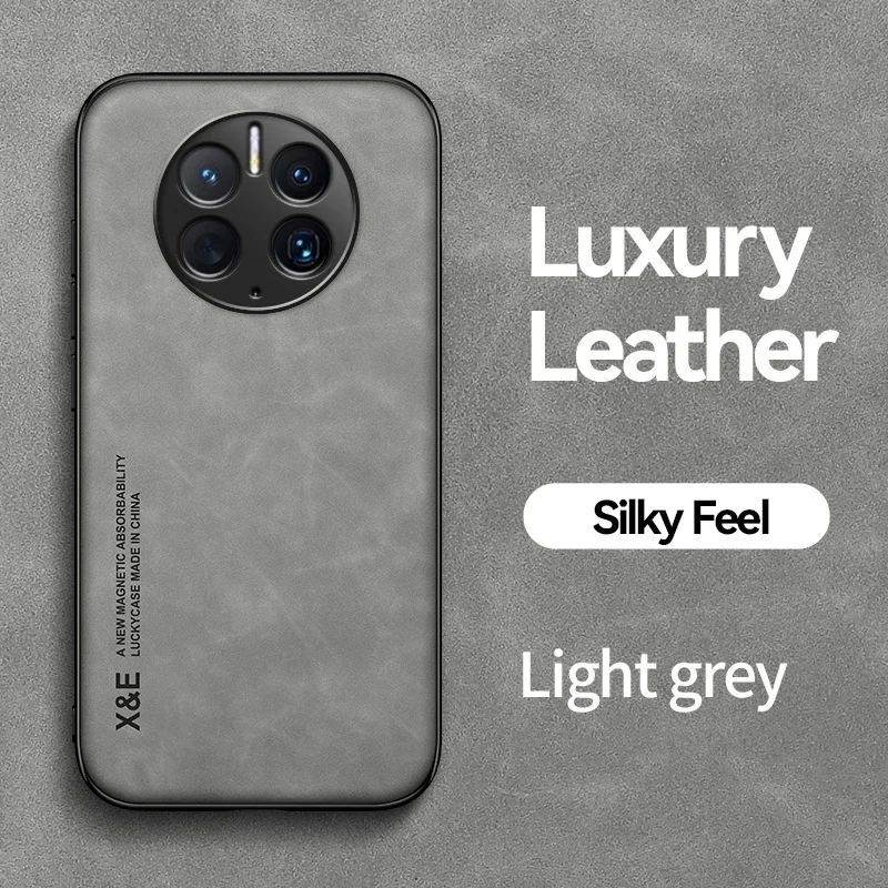 Luxury Shockproof Leather Phone Case - Premium Protection Silicone + PC Back Cover