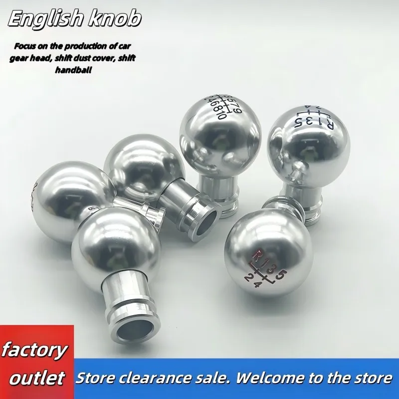 Metal Style Car Accessories car gear handle Interior Replacement Parts General Gear Shift Aluminum Lever Handle Knob