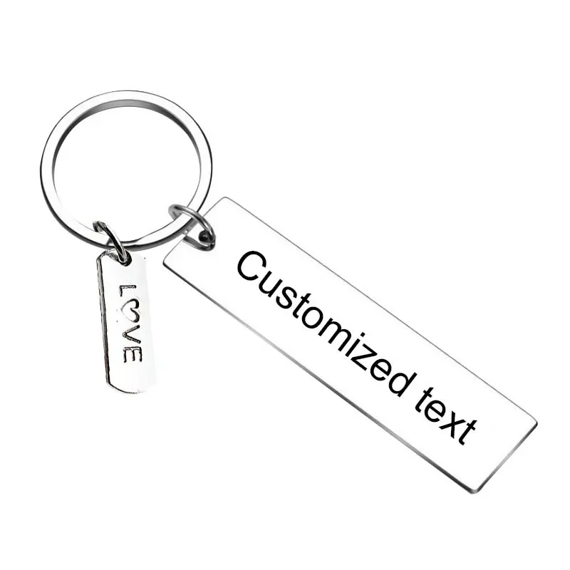 

Персонализированный брелок для ключей на заказ цепочка для ключей на день рождения Рождественские подарки брелки для ключей