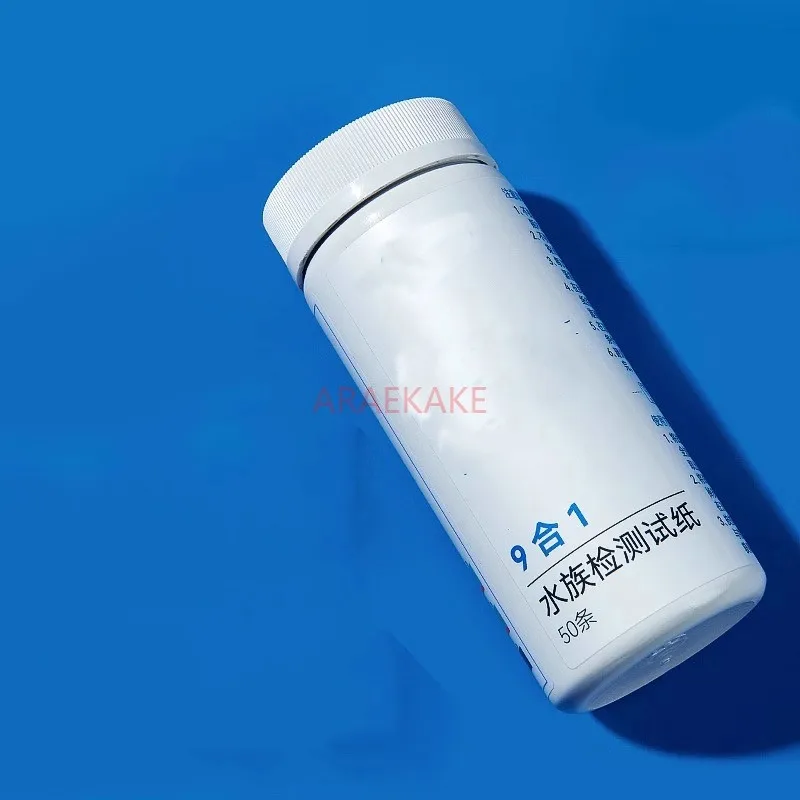 Fish tank water quality testing paper nitrite soft and hard water ammonia nitrogen nine in one rapid pH meter acidity and alkali