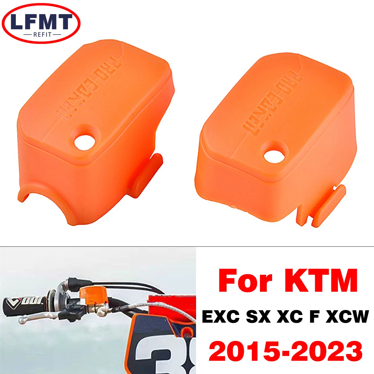 

For KTM EXC SX XC SXF SXS XCF XCW XCFW XCRW 125 150 200 250 350 450 525 530 2015-2023 Motorcycle Brake Master Cylinder Cover