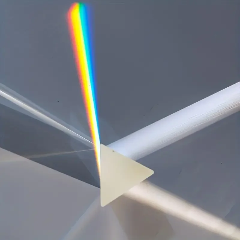 1 pc Prism colorful crystal Prism ornament unlock the magic of light with this prism Rainbow crystal experiment