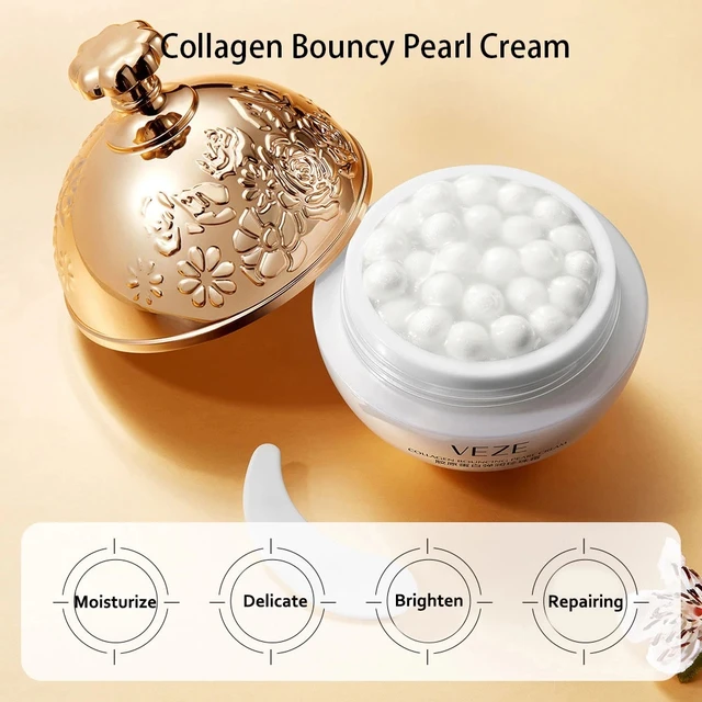 24K Gold Nicotinamide Face Essence Collagen Facial Whitening Cream Fade  6