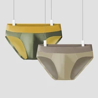 Sous-vêtements sans couture en soie glacée pour hommes, slips respirants d'été fins pour garçons, sport taille basse, short court sexy, tête 3
