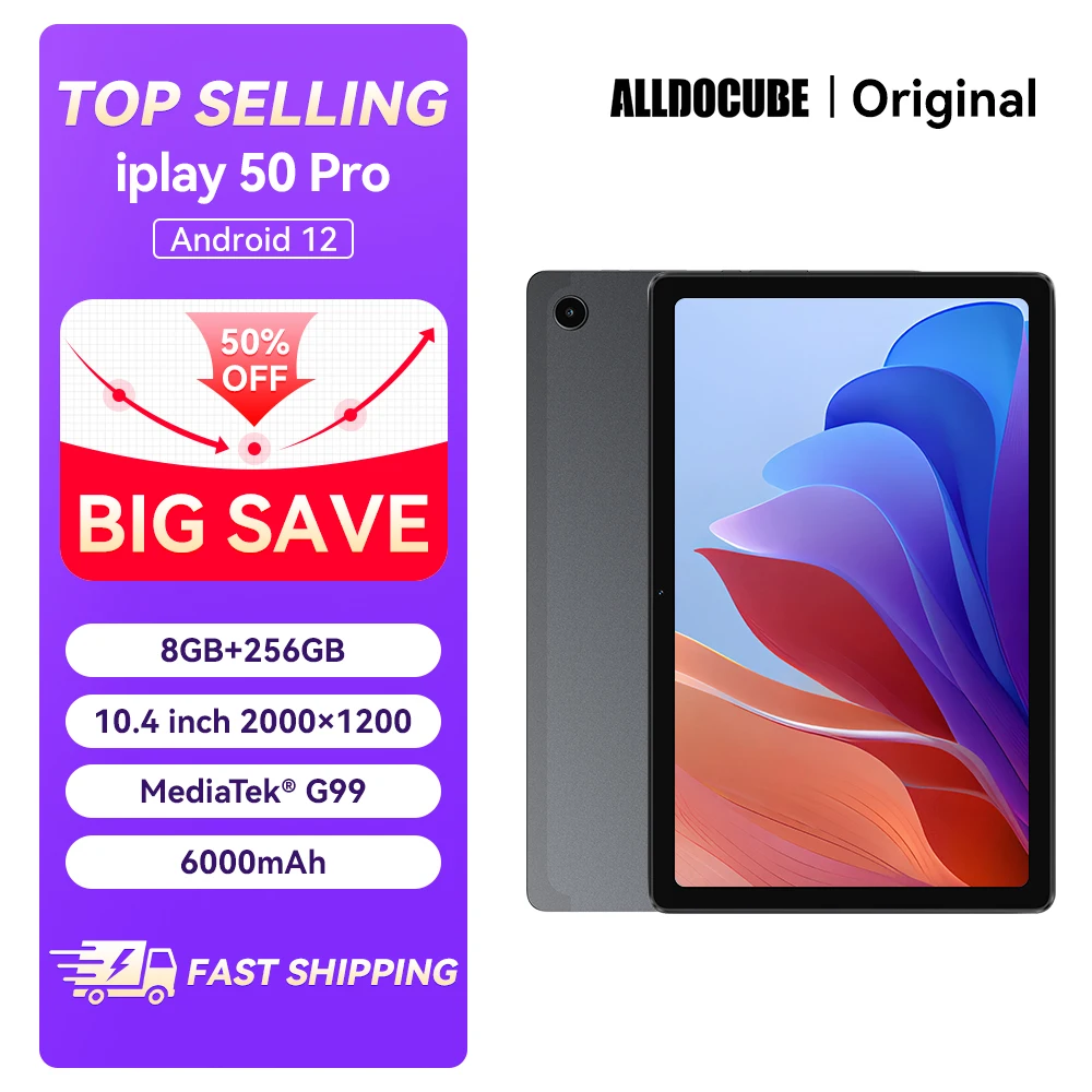 ALLDOCUBE iPlay50 Pro 10.4 Inch 8GB RAM 256GB ROM ablet Helio G99 