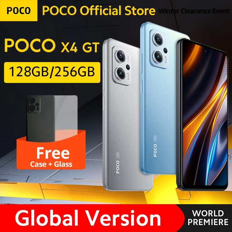 POCO X4 GT 5G, 128GB/256GB, Dimensity 8100 144Hz, pantalla con...