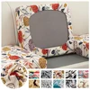 Printed Elastic Sofa Seat Cushion Cover For Living Room Furniture Protector L-shaped Armchair Stretch Seat Cushion Slipcover 1