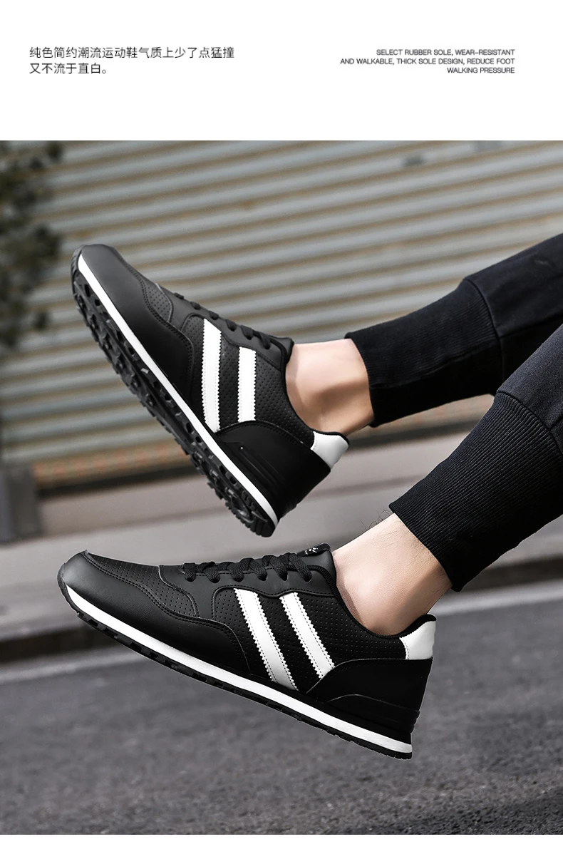 NEUE Laufschuhe Leder Marathon Männer Sport Wandern Atmungsaktive Leichte Herren Bequeme Sportliche Rutschfeste Casual Turnschuhe – Detail 26