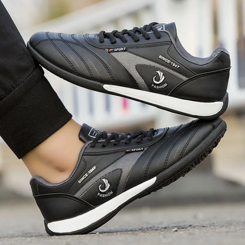 

Fashion Casual Shoes Mens Outdoor Tennis Sneakers Lightweight Comfortable Lace Up PU Trainer Size Smaller Than Normals for Men