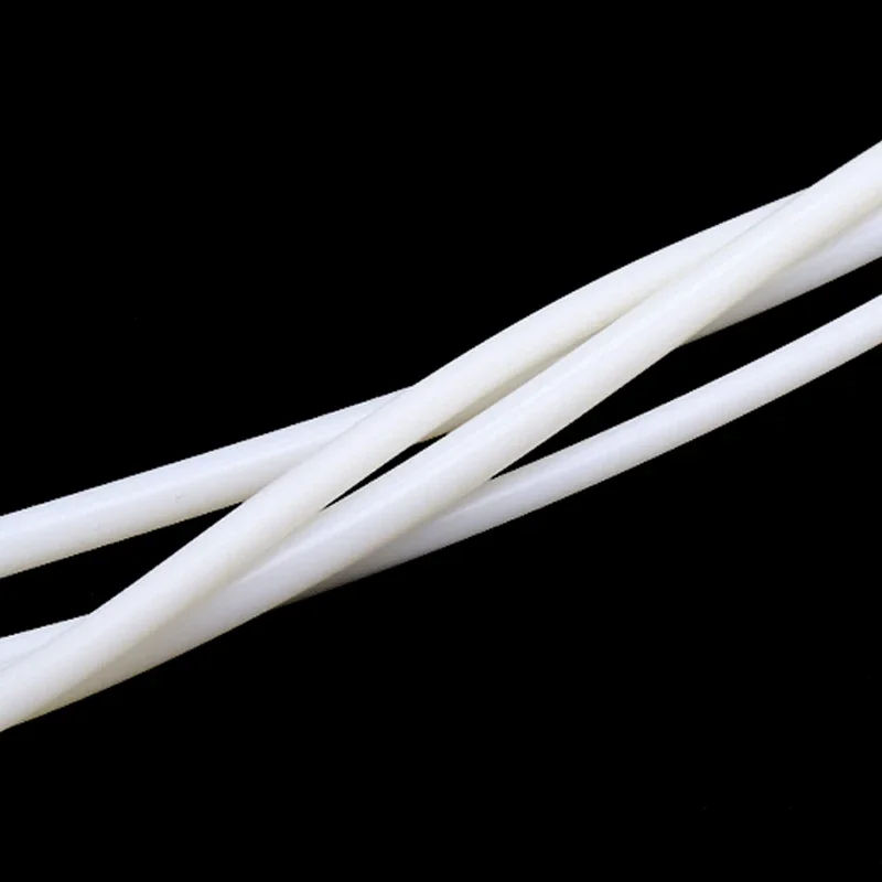 1/5M Silicone Solid Round Seal Strip Dia 1/2//3/4/5/6/7/10/11/12/14//15/16/18/20/25mm White High Temperature Resist Seal O ring