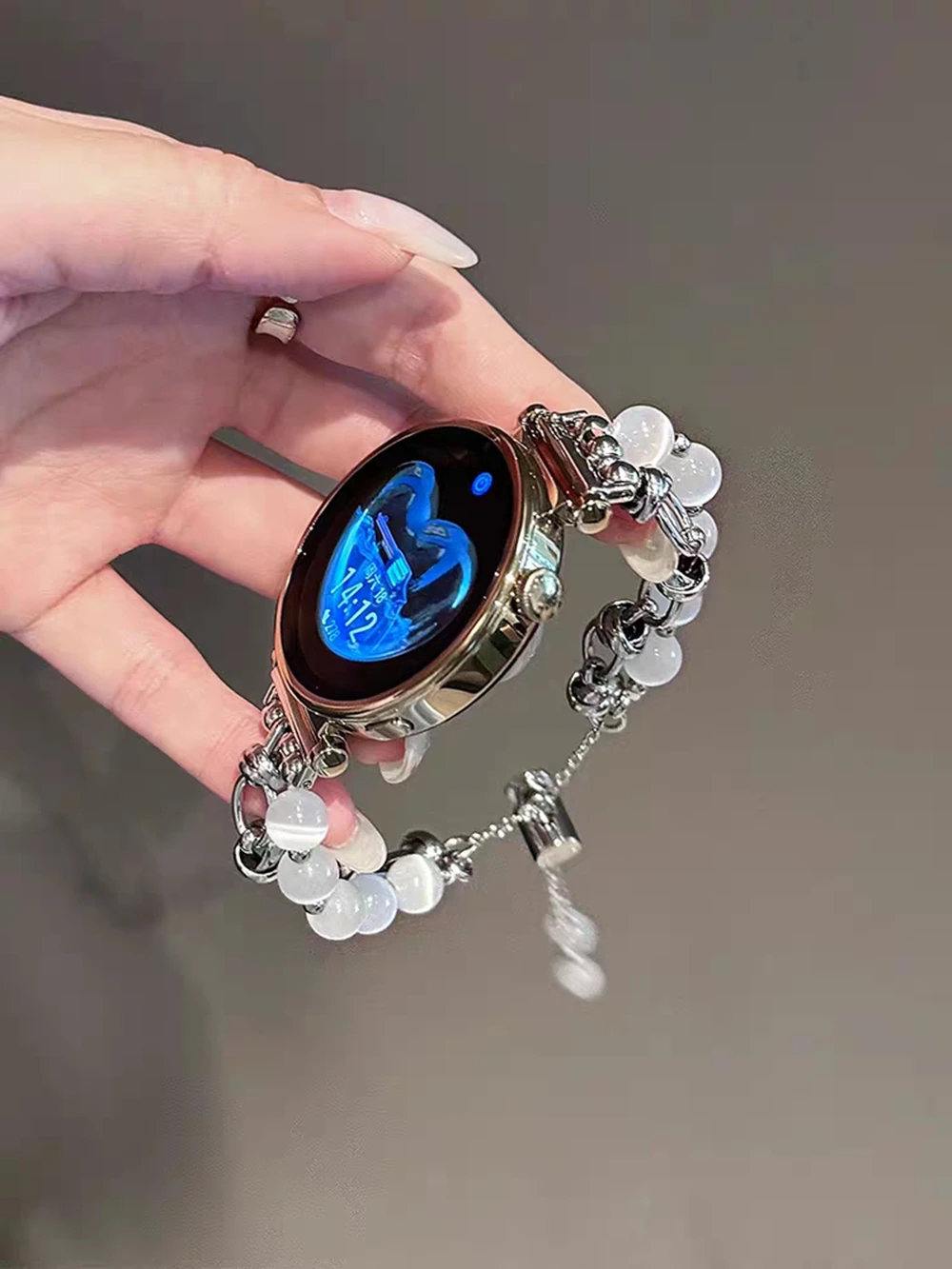 Elegant Metal Chain Strap Bracelet - 18mm, 20mm, 22mm