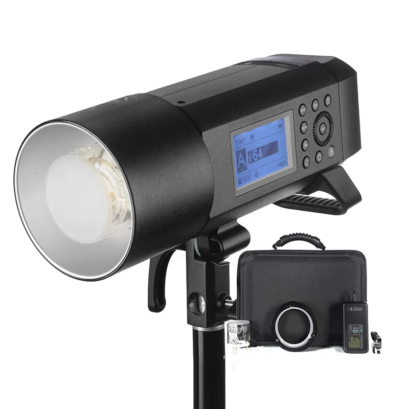 

GODOX AD400Pro наружная Профессиональная фотография 400Ws 2,4G Беспроводная 1/8000 HSS 390 полная мощность камера стробоскопическая вспышка фотовспышка с TTL