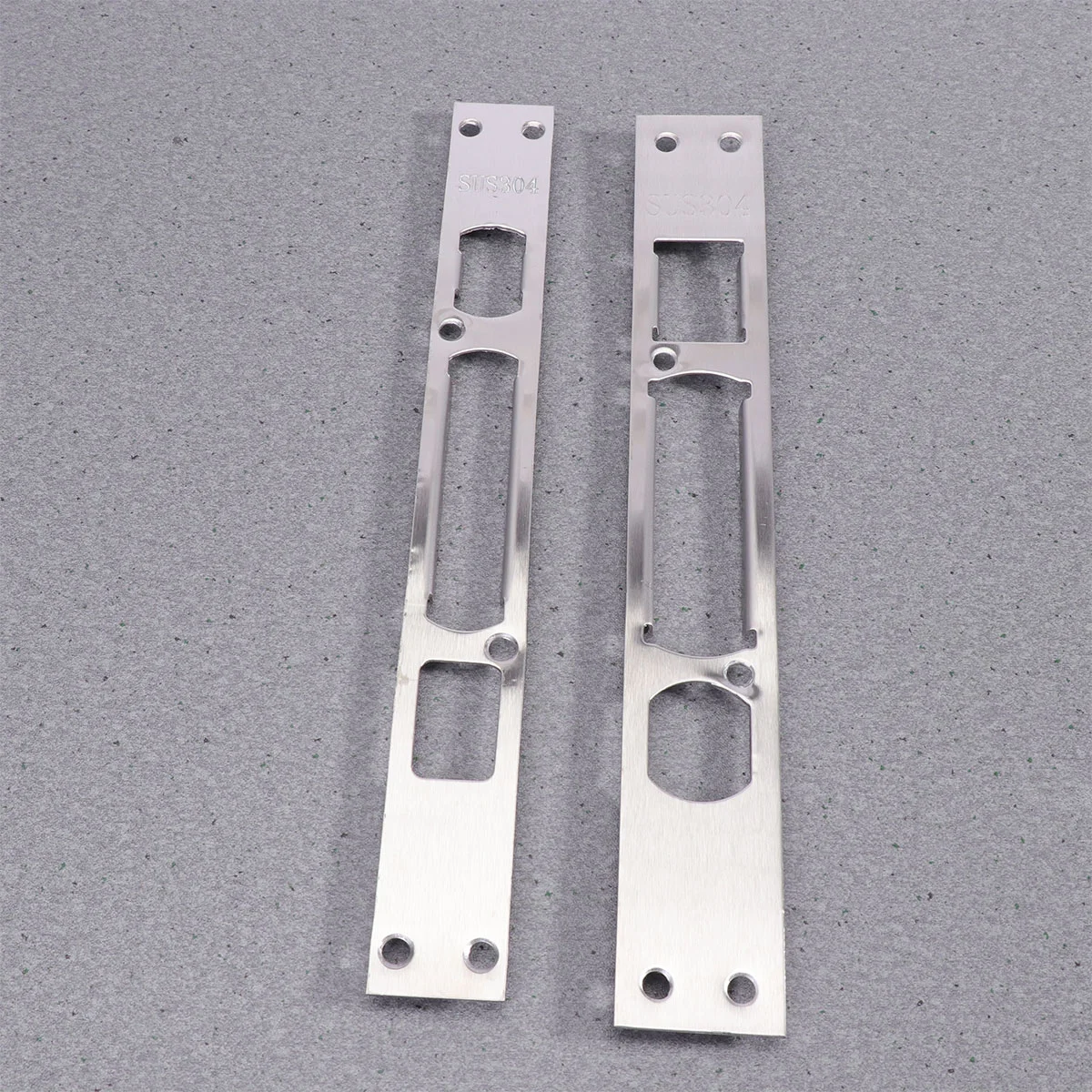 

2pcs Door Strikes Stainless Steel Door Strike Plates Heavy Duty Door Gate Strike Parts