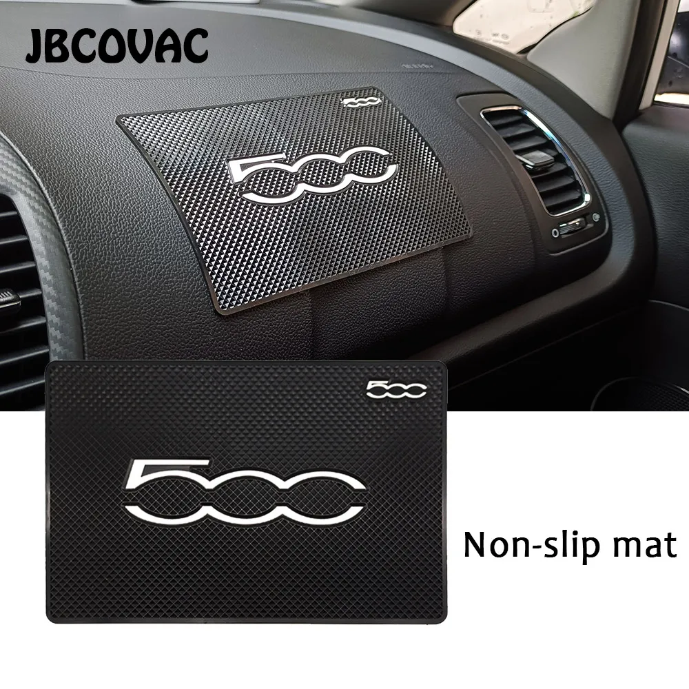 자동차 인테리어 액세서리 미끄럼 방지 매트, 자동차 미끄럼 방지 패드 스티커 케이스, 피아트 500 Abarth Punto Stilo Ducato Palio 자동차 스타일링
