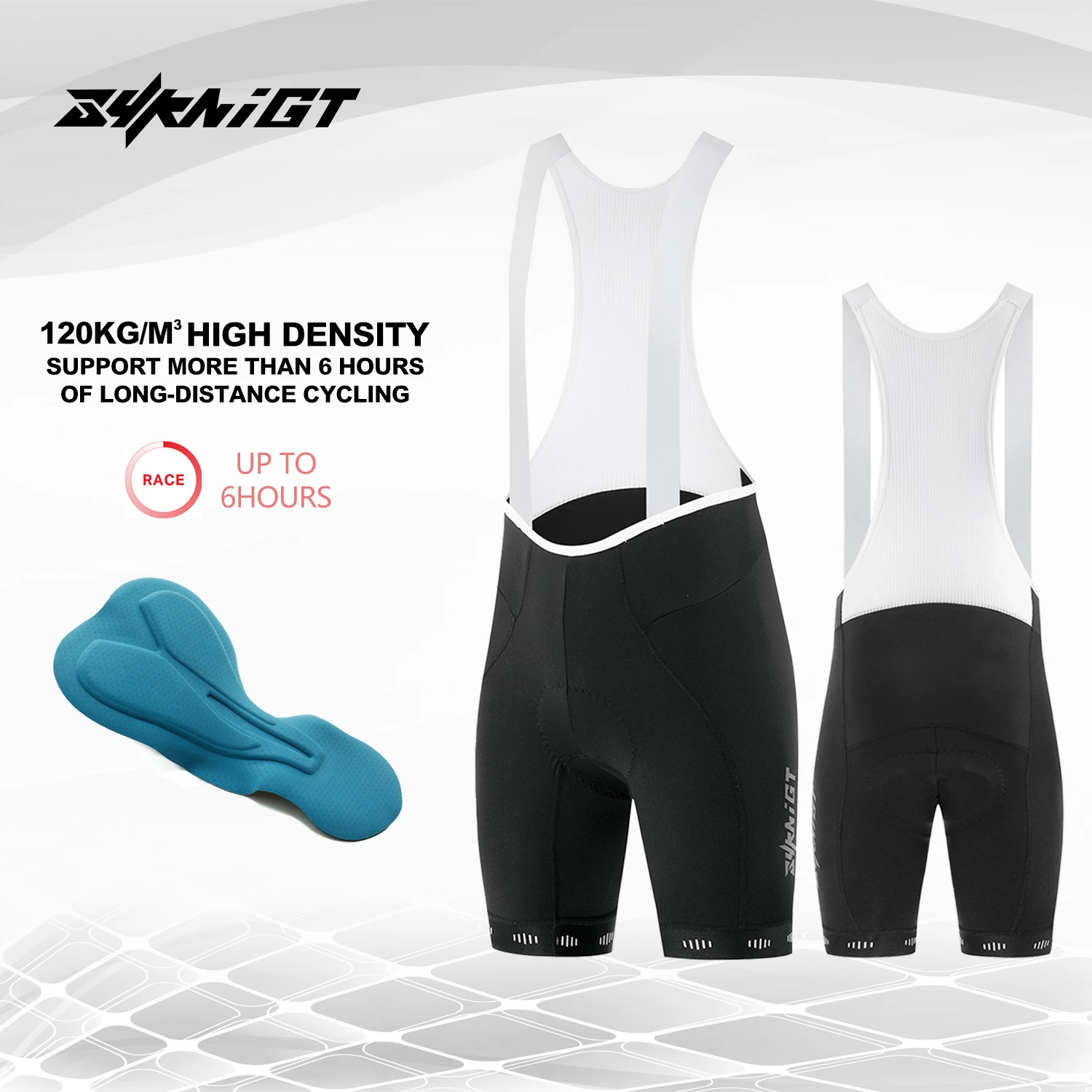 Men's cycling pants Road bike riding bib Four needle six thread process high elasticity fabric cycling Strap shorts
