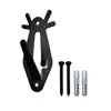 1 Set Deer Skull Mount Strong Load Bearing Metal Skull Hook Wall Mount Animal Skull Display Stand Home Supply 5