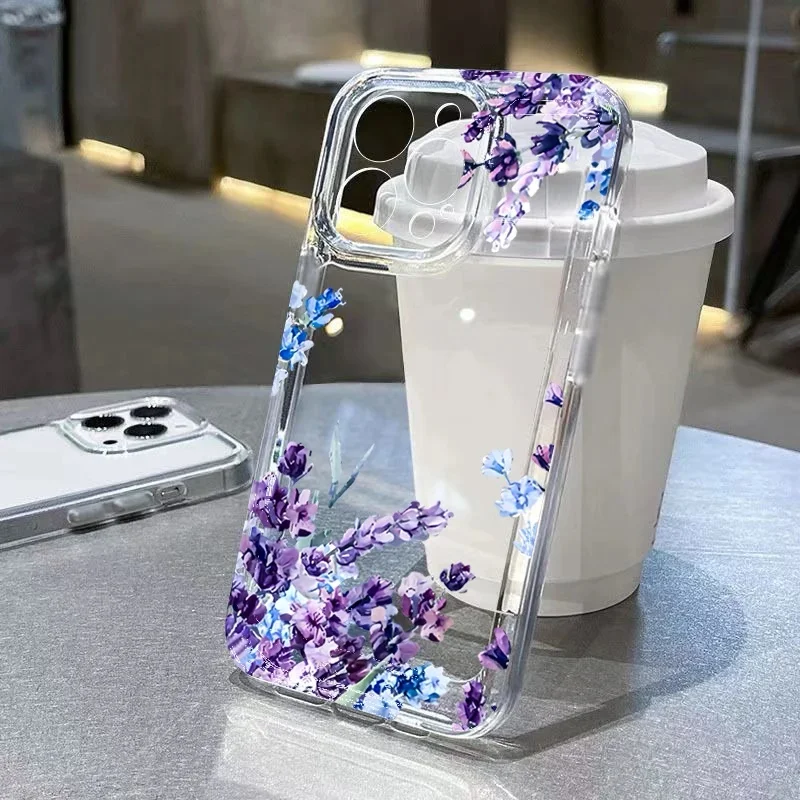 Luxury Floral TPU Phone Case - Elegant and Durable Design
