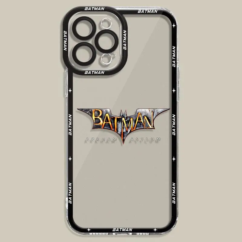Matte Shockproof Armor Phone Case with Batman Logo Design