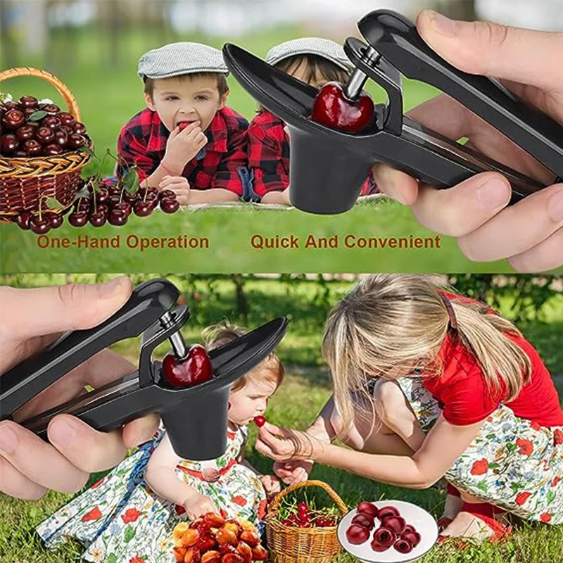 Hot selling kitchen gadget seed remover tools Multi-Function Stainless Steel Manual Press-on Olive and Cherry Coring tools