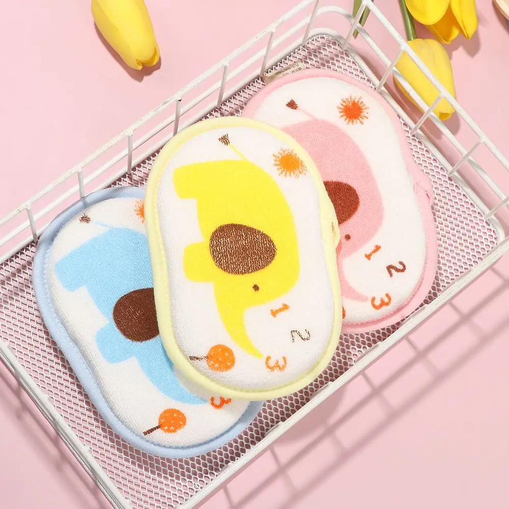 1PC Elephant Pattern Bath Sponge Comfortable Soft Towel Infant Children Rub Baby Rubbing Body Wash Sponge Bathroom Accessories 2