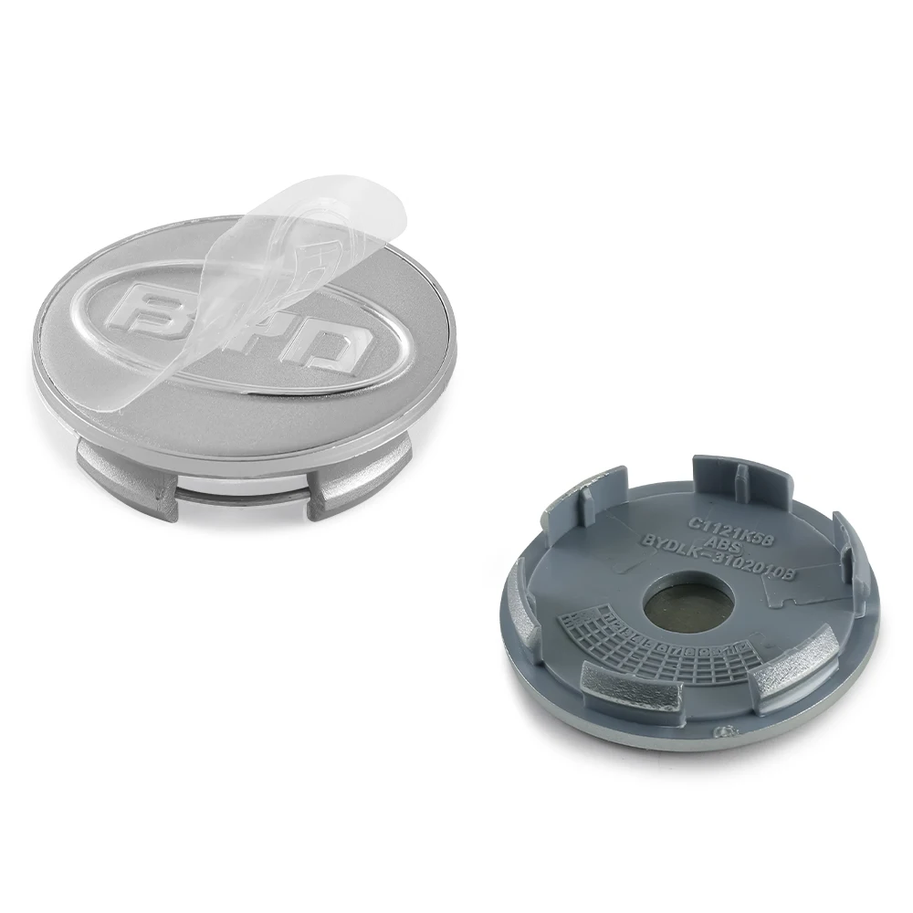 4개입 55/58/68MM 자동차 휠 림 허브 캡 자동차 휠 센터 캡 방진 커버 (BYD 씰라이언, 씰, 송 플러스, 시걸, 돌핀, 탱 용)