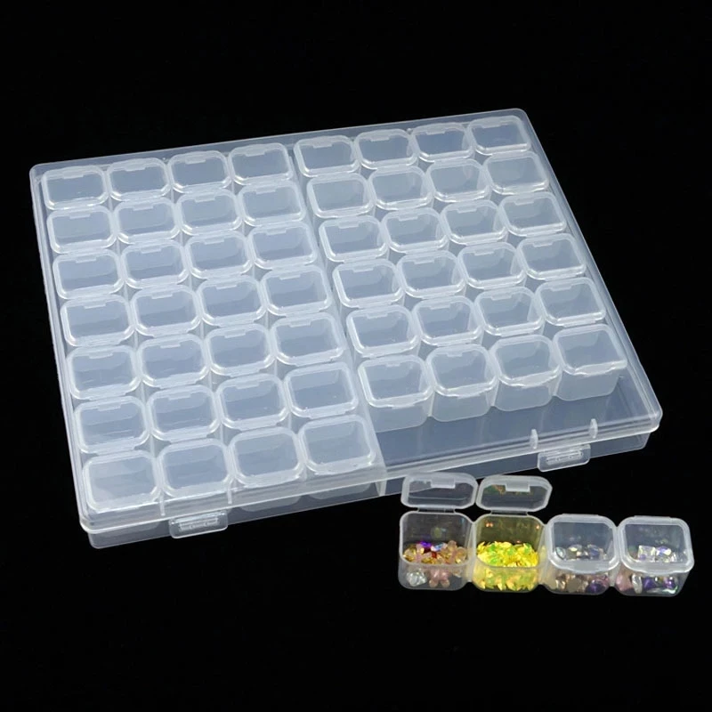 42 Grids Diamond Painting kits Plastic Storage Box Nail Art Rhinestone  Tools Beads Storage Box Case Organizer Holder kit GYH - AliExpress