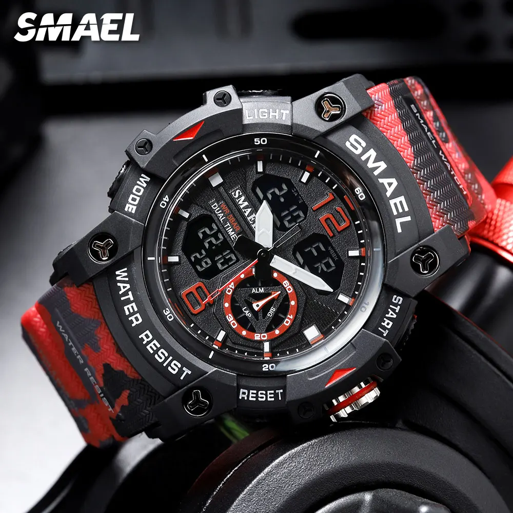 Smael camo watch sale