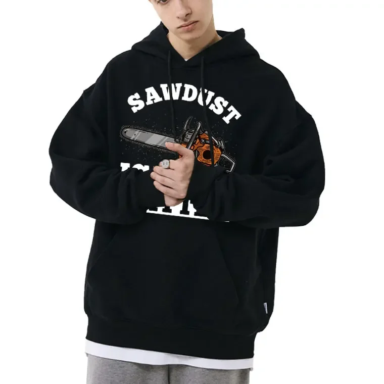 

Aswdust Is Man Clitter Hoodie 90s Men's Fashion Casual Sweatshirt Long Sleeve Men Women Oversized Cotton Sportswear Streetwear