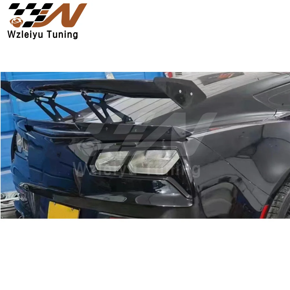 

GT Style Real Carbon Fiber Rear Trunk Spoiler Wing Fit For Corvette C7 C6 C8 High Quality Fitment