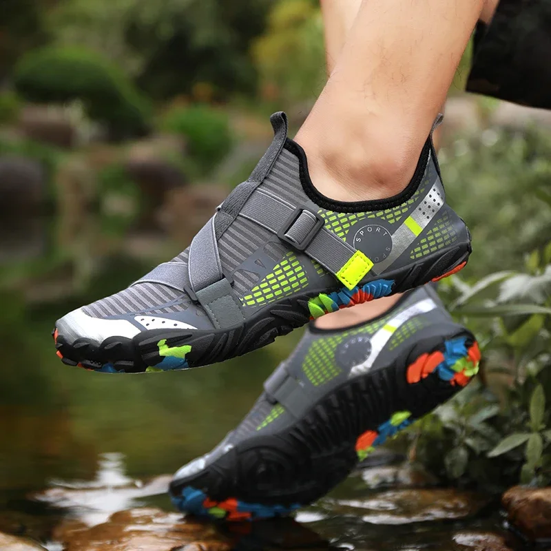 Aqua Shoes Quick Dry Beach Shoes Breathable Sneakers Barefoot Upstream Water Footwear Swimming Hiking Sport for Men Women hiking shoes aqua shoes