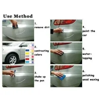 YQ04 Black White Red Silver Car Paint Scratches Repair Pen Car Tyre Tread Care Brush Waterproof Paint Marker Pen Automotive Main 5