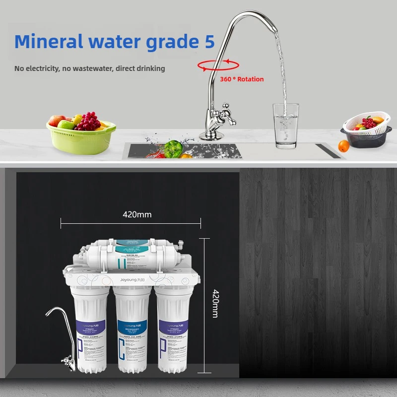 water purifier, household direct drinking tap water filter, kitchen front desk purification ultrafiltration machine,