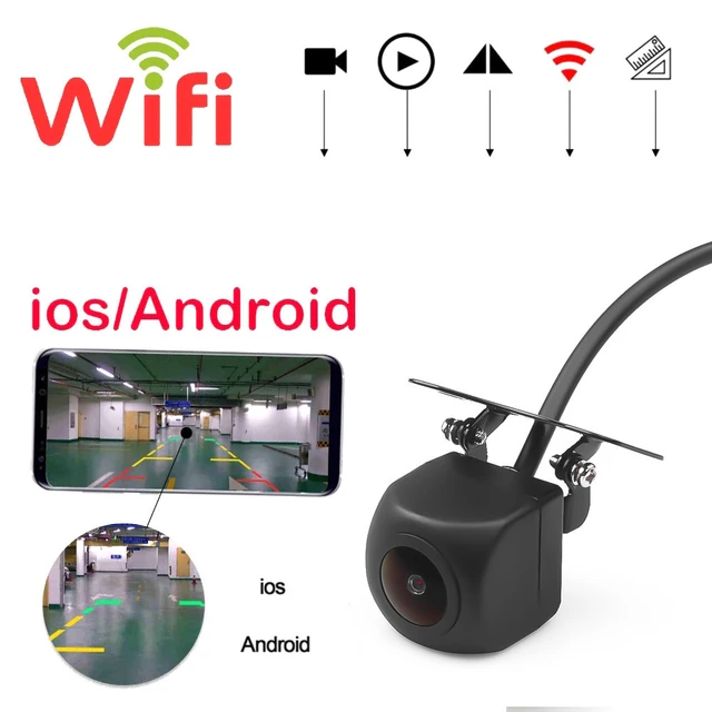 WiFi Car Voiture Caméra de Recul Wireless Sans fil Camera pour iPhone  Android HD