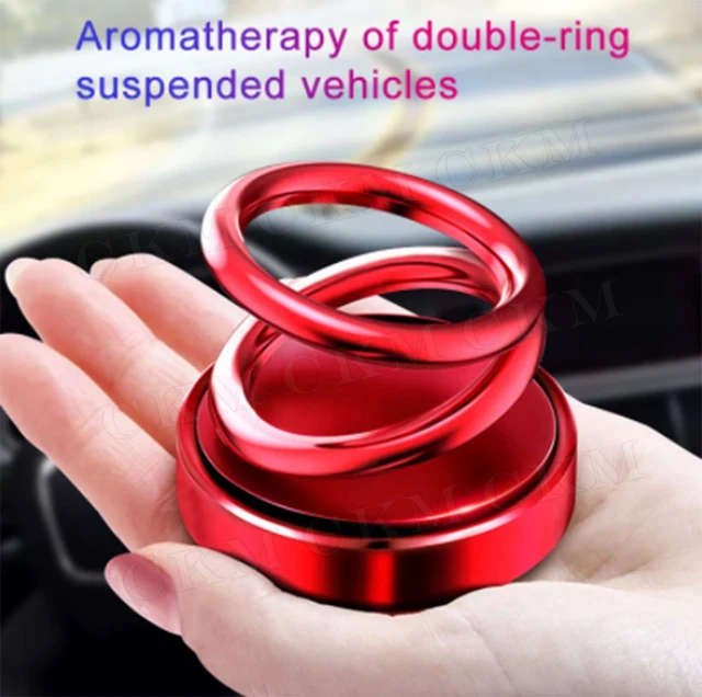 Auto Aromatherapie Doppel Ringe Dreh Suspension Rotierenden Lufterfrischer  Dashboard Parfüm Auto Diffusor Zubehör Ornament