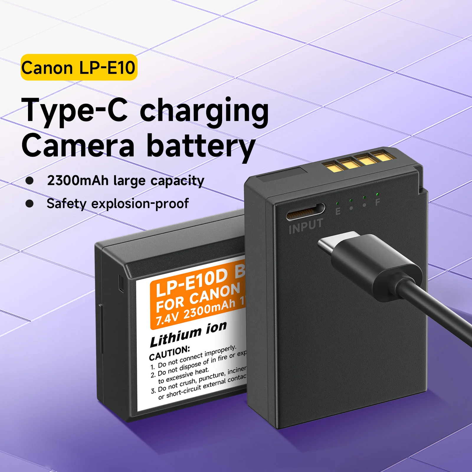 Nikon Canon Camera Battery Not Charging 2PCS LP-E10 LPE10 LP E10