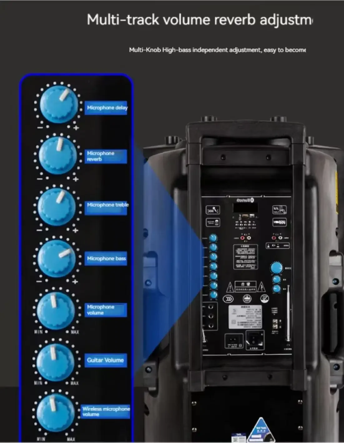 15 Inch Wireless Bluetooth Speaker 6